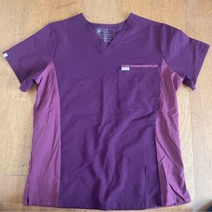 Figs technical collection scrub top.
